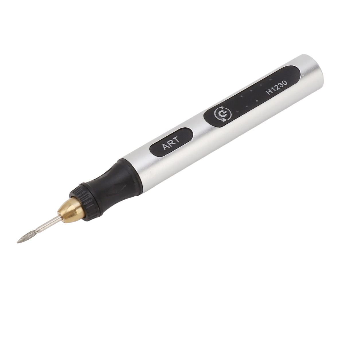 Portable Electric Engraving Tool Cordless Rotary Tool Non Slip Silver USB 4.2V 300mAh Engraving Pen for Metal Glass Wood