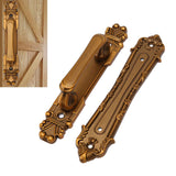 Sliding Barn Door Handles Large Rustic Dual Side Design for Gates Garages Sheds Furniture Aluminum Alloy Material Bronze - Extra Image