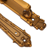 Sliding Barn Door Handles Large Rustic Dual Side Design for Gates Garages Sheds Furniture Aluminum Alloy Material Bronze
