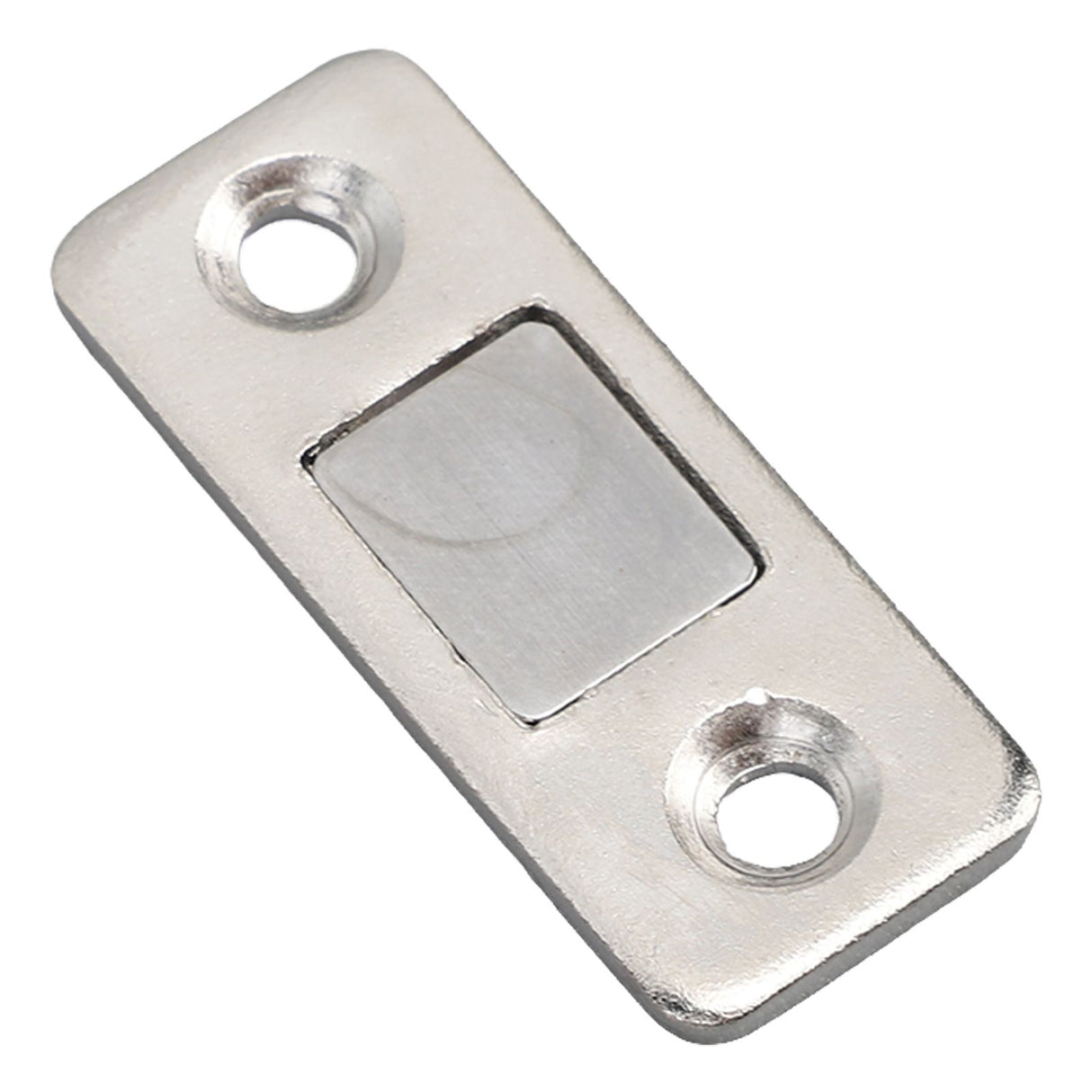 8 Pack Magnetic Door Catch Ultra Thin Door Latch Adhesive Stainless Steel 2 Way Installation Cabinet Closer for Kitchen