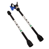 2PCS Spray Extension Rod G7/8 14 Stainless Steel Sprayer Tip Extension Pole Replacement for Home Black - Side View