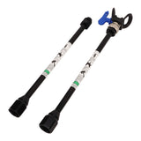2PCS Spray Extension Rod G7/8 14 Stainless Steel Sprayer Tip Extension Pole Replacement for Home Black