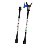 2PCS Spray Extension Rod G7/8 14 Stainless Steel Sprayer Tip Extension Pole Replacement for Home Black - Close-Up Angle