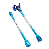 2PCS Spray Extension Rod G7/8 14 Stainless Steel Sprayer Tip Extension Pole Replacement for Home Blue