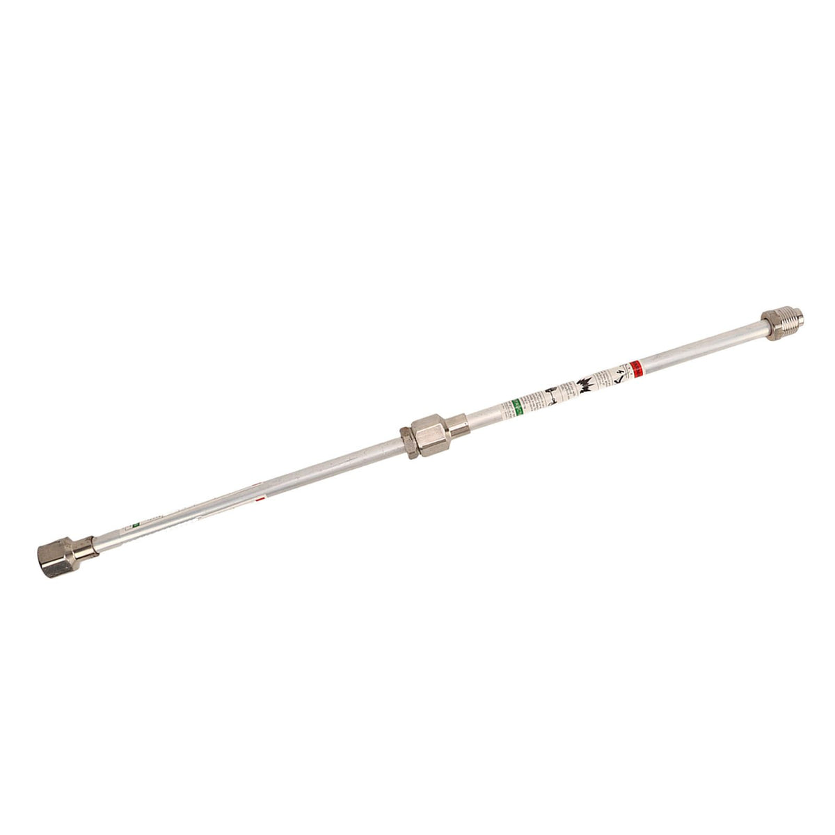2PCS Spray Extension Rod G7/8 14 Stainless Steel Sprayer Tip Extension Pole Replacement for Home Silver