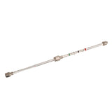 2PCS Spray Extension Rod G7/8 14 Stainless Steel Sprayer Tip Extension Pole Replacement for Home Silver