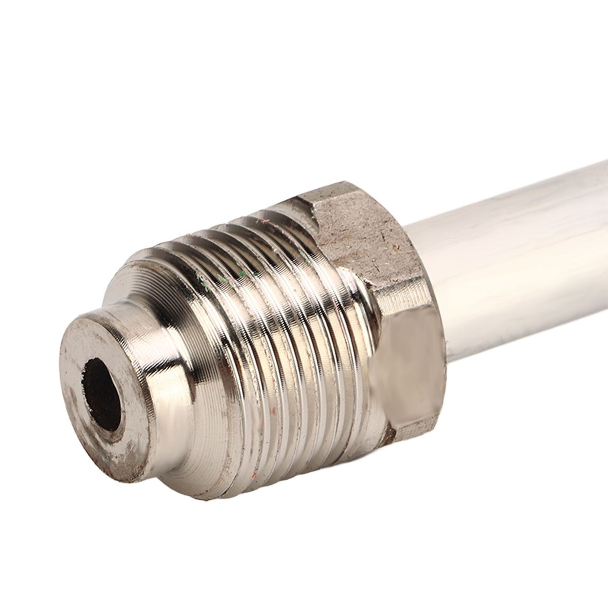 2PCS Spray Extension Rod G7/8 14 Stainless Steel Sprayer Tip Extension Pole Replacement for Home Silver