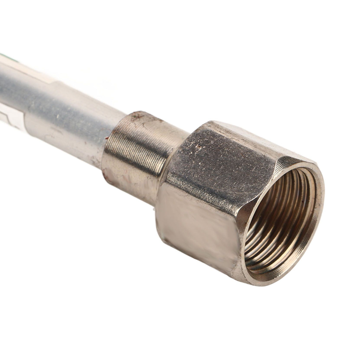 2PCS Spray Extension Rod G7/8 14 Stainless Steel Sprayer Tip Extension Pole Replacement for Home Silver