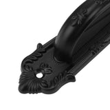 Sliding Barn Door Handle Aluminum Alloy Black Punch Free Double Sided Door Pull Handles for Gate Cabinet
