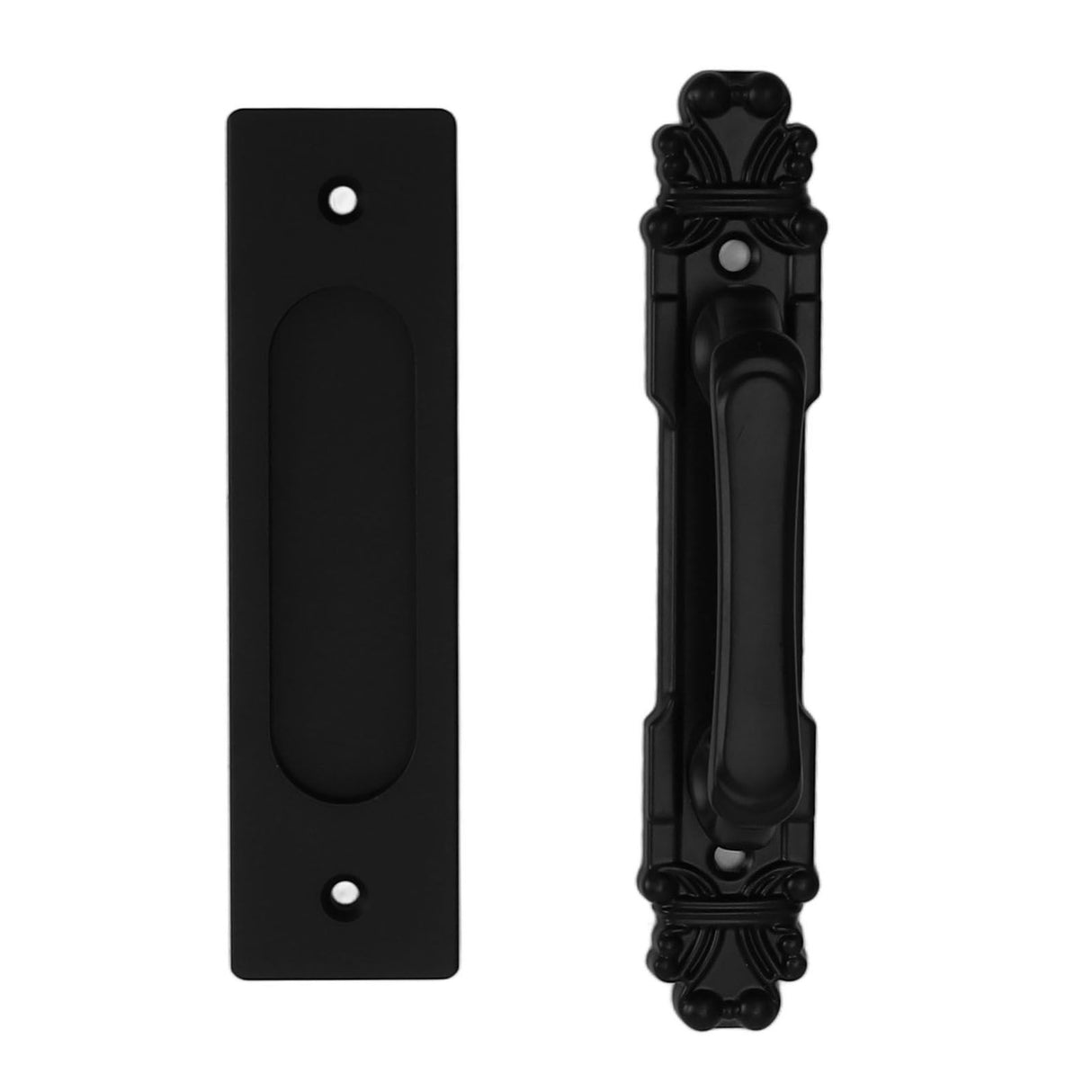 Sliding Barn Door Handles and Pulls Double Sided Hardware Set Easy To Install Aluminum Alloy Barn Door Hardware for Barns