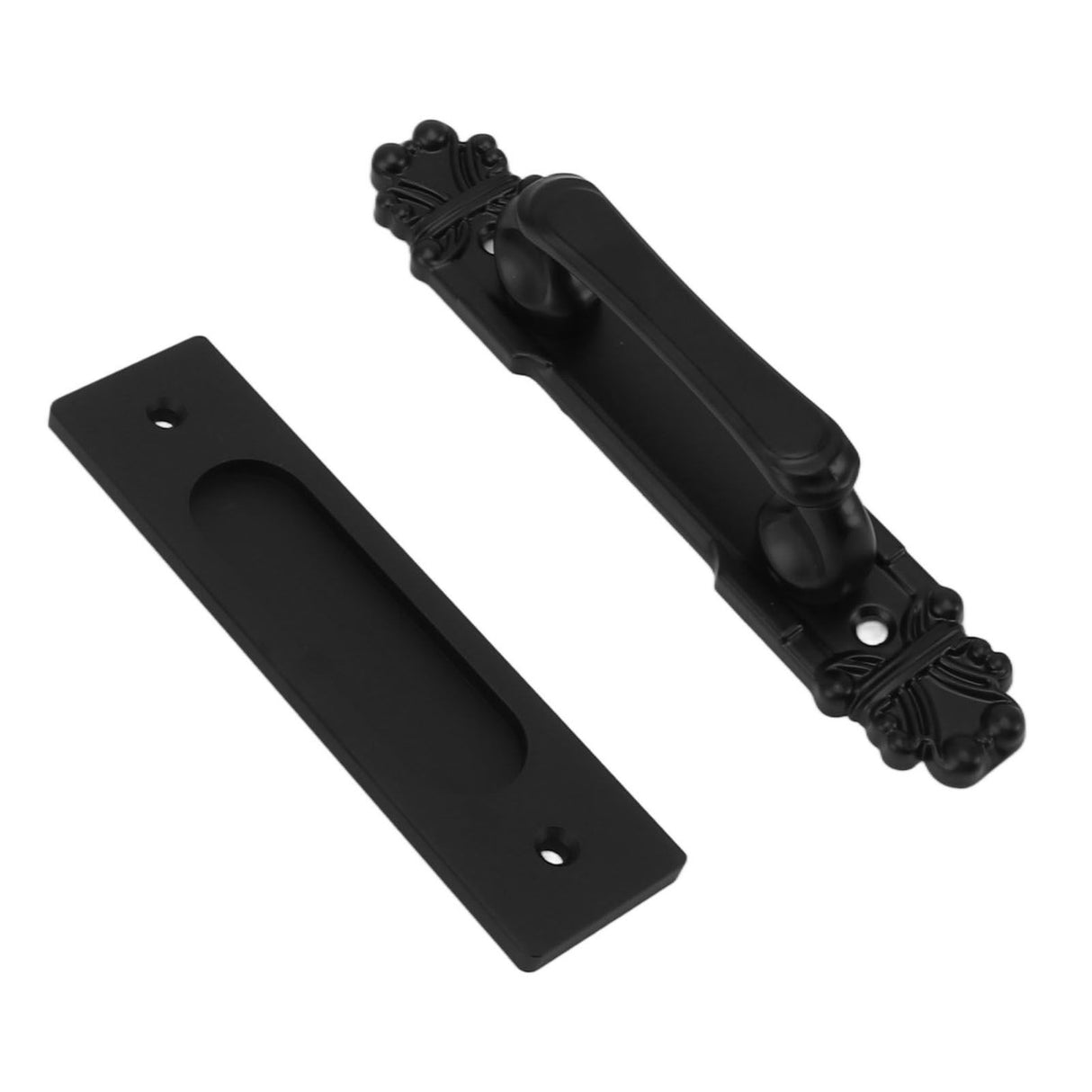 Sliding Barn Door Handles and Pulls Double Sided Hardware Set Easy To Install Aluminum Alloy Barn Door Hardware for Barns