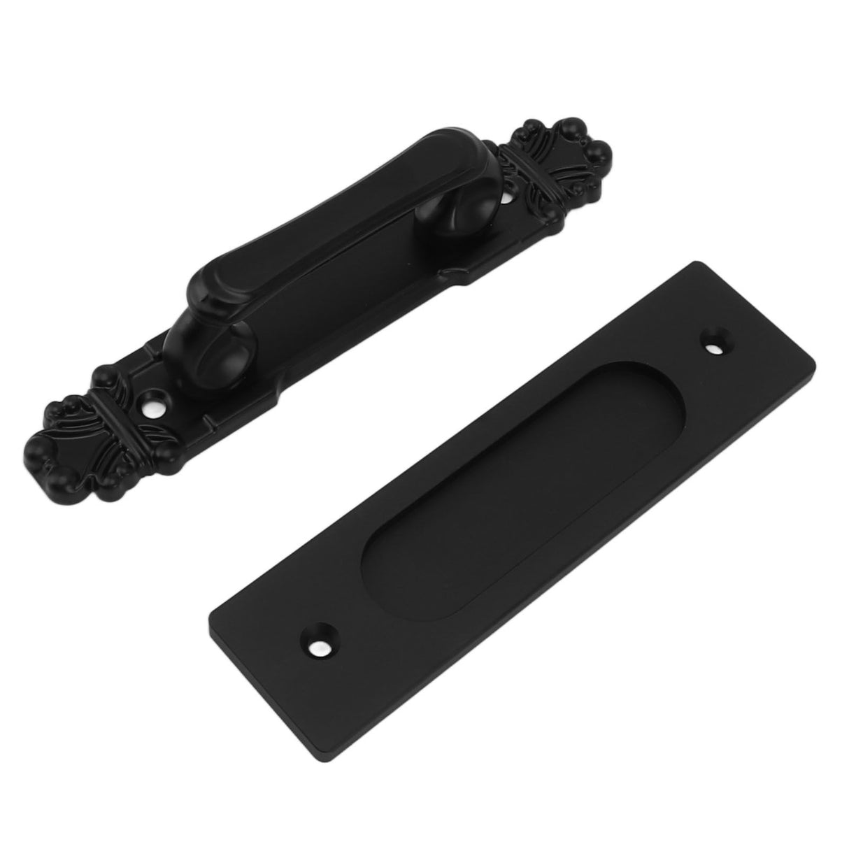 Sliding Barn Door Handles and Pulls Double Sided Hardware Set Easy To Install Aluminum Alloy Barn Door Hardware for Barns