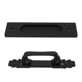 Sliding Barn Door Handles and Pulls Double Sided Hardware Set Easy To Install Aluminum Alloy Barn Door Hardware for Barns - Extra Image