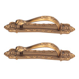 2 Set Sliding Barn Door Handles and Pulls Aluminum Alloy Bronze Pull Handle for Sliding Doors Gates with Screws