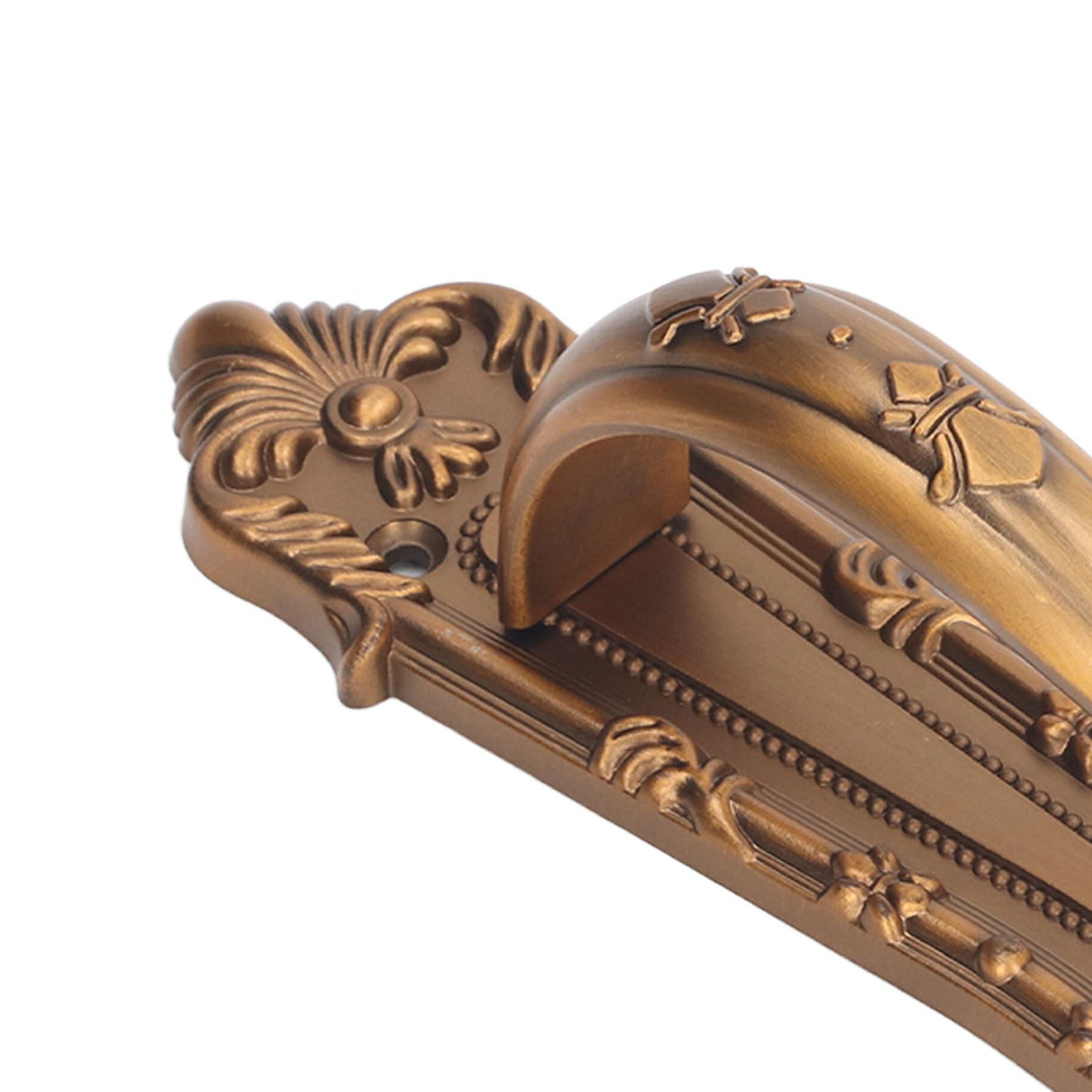 2 Set Sliding Barn Door Handles and Pulls Aluminum Alloy Bronze Pull Handle for Sliding Doors Gates with Screws