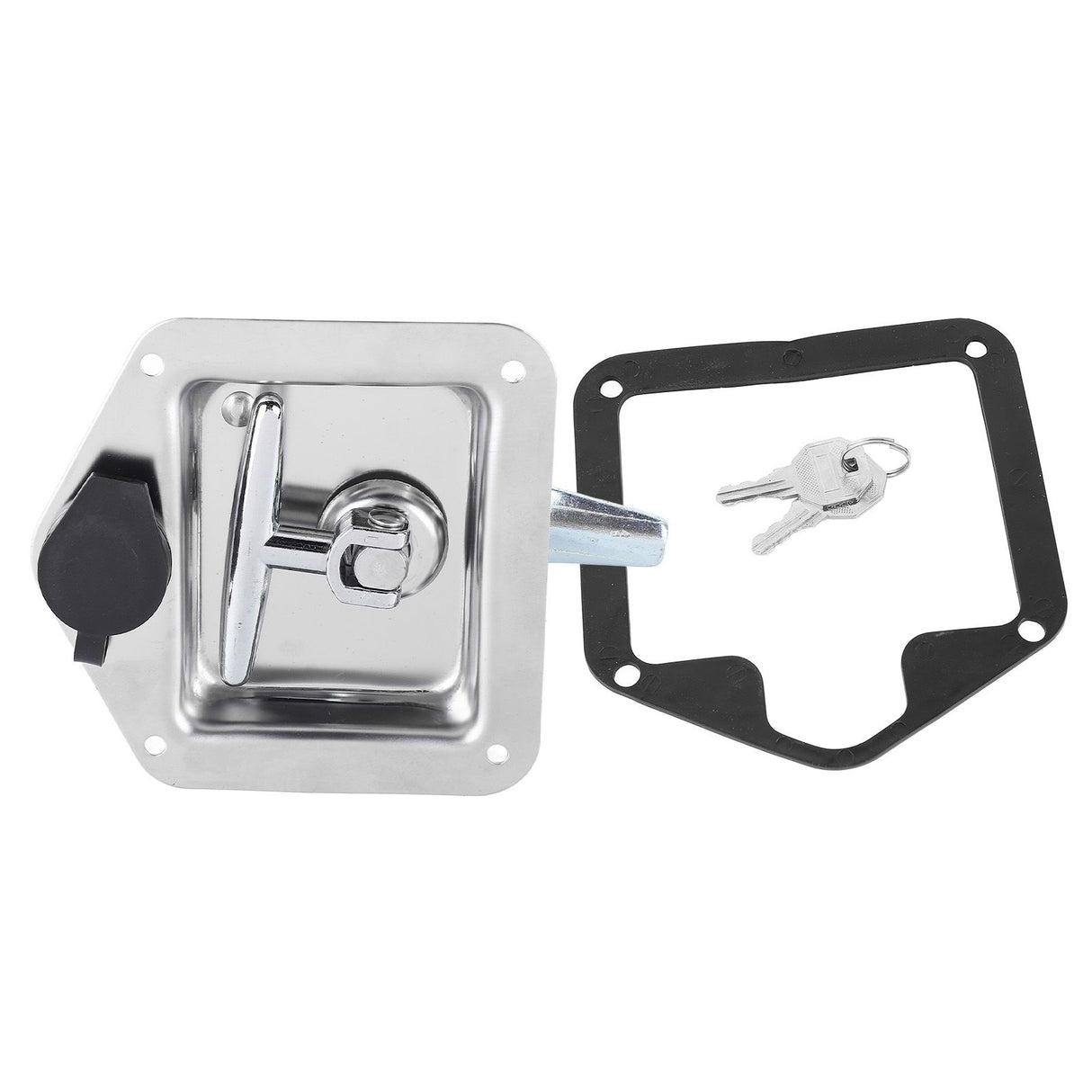 Stainless Steel Folding T Shape Handle Lock T Handle Latch for Truck Trailer Engineering Vehicles