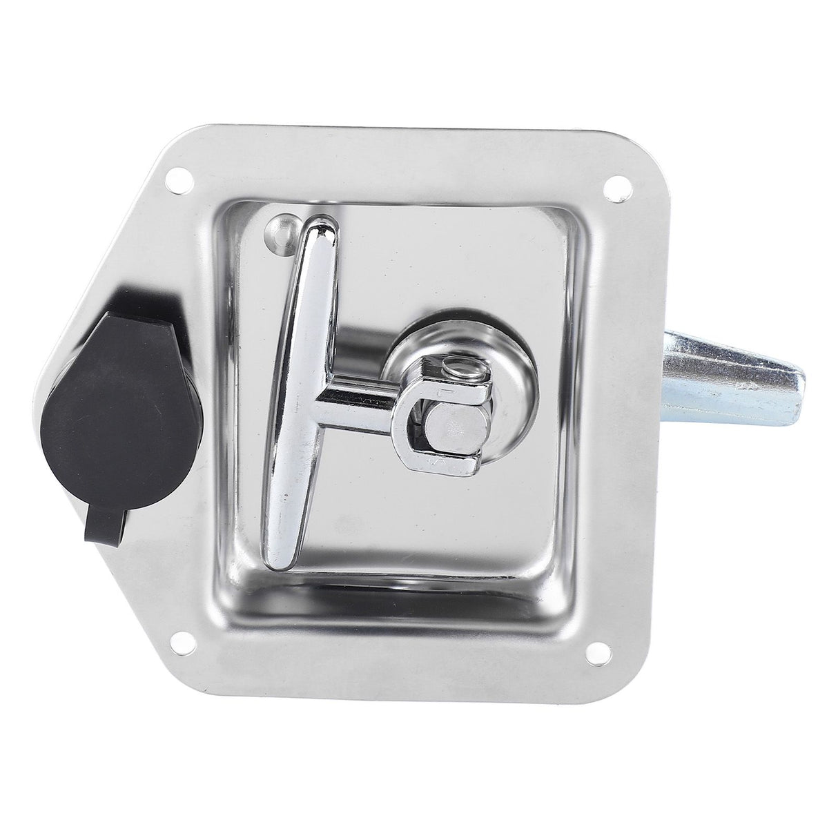 Stainless Steel Folding T Shape Handle Lock T Handle Latch for Truck Trailer Engineering Vehicles