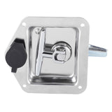 Stainless Steel Folding T Shape Handle Lock T Handle Latch for Truck Trailer Engineering Vehicles