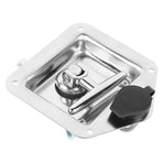 Stainless Steel Folding T Shape Handle Lock T Handle Latch for Truck Trailer Engineering Vehicles