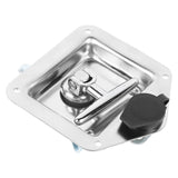 Stainless Steel Folding T Shape Handle Lock T Handle Latch for Truck Trailer Engineering Vehicles - Top-Down View