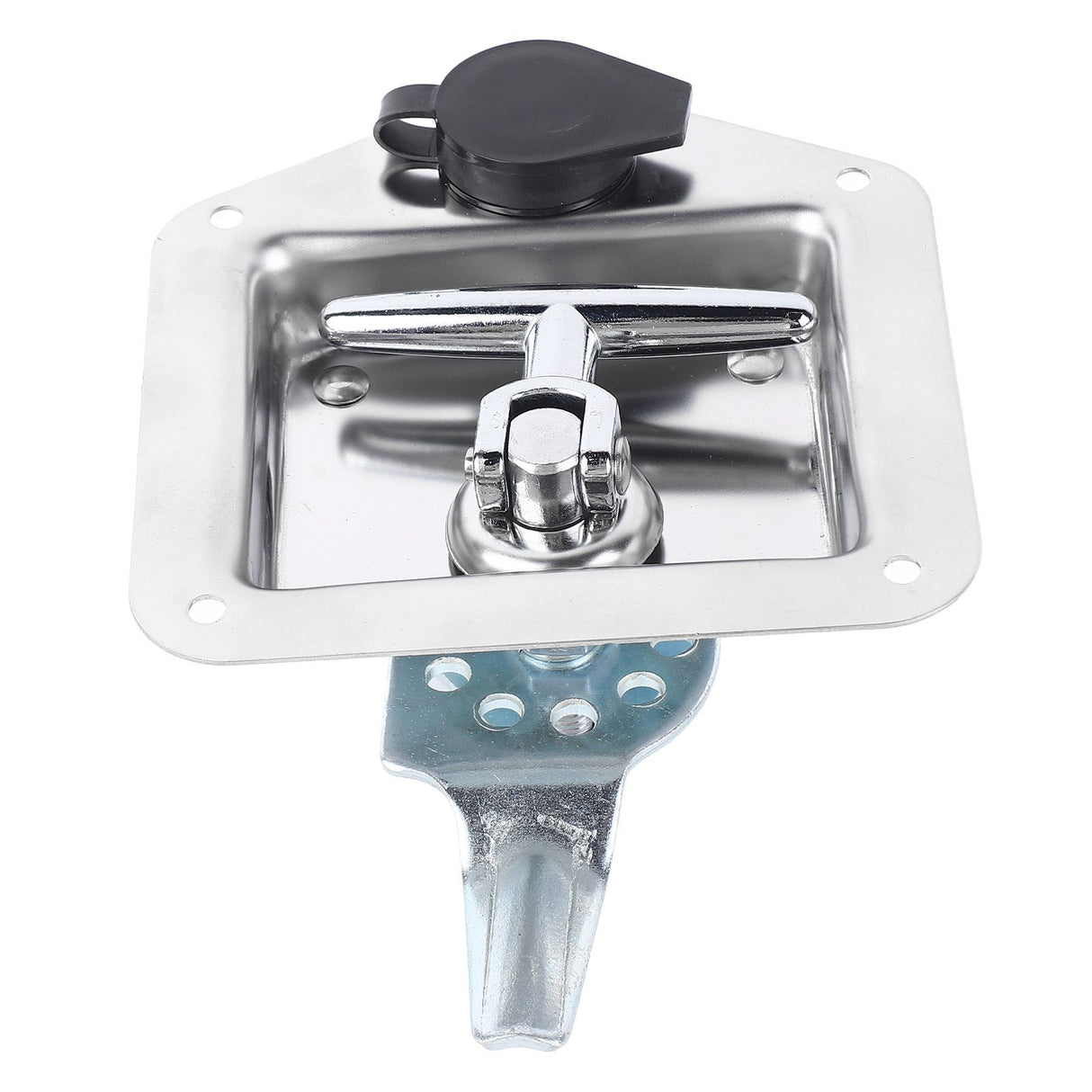 Stainless Steel Folding T Shape Handle Lock T Handle Latch for Truck Trailer Engineering Vehicles