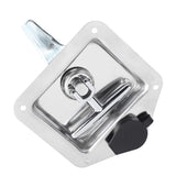 Stainless Steel Folding T Shape Handle Lock T Handle Latch for Truck Trailer Engineering Vehicles