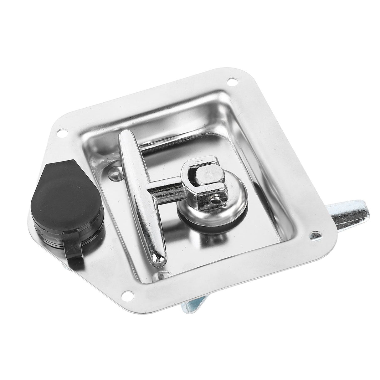 Stainless Steel Folding T Shape Handle Lock T Handle Latch for Truck Trailer Engineering Vehicles