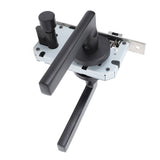 House Door Handle Lock Aluminum Black Antioxidant Coating Shock Resistance Door Lever for Bedroom Home Room - Extra Image