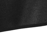 Fireproof Fireplace Mat Black Portable Stove Hearth Pad Slip Proof Under Grill Mat for Household Barbecue 100cm