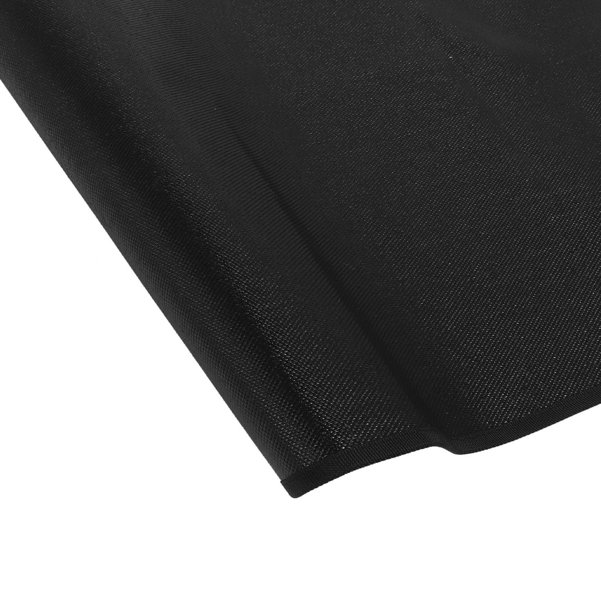 Fireproof Fireplace Mat Black Portable Stove Hearth Pad Slip Proof Under Grill Mat for Household Barbecue 100cm