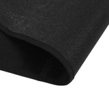 Fireproof Fireplace Mat Black Portable Stove Hearth Pad Slip Proof Under Grill Mat for Household Barbecue 100cm