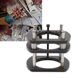 Trimming Machine Router Lift Table Base Aluminum Alloy Router Lift System with 4 Jaw Clamping Black - Extra Image