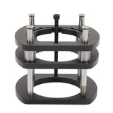 Trimming Machine Router Lift Table Base Aluminum Alloy Router Lift System with 4 Jaw Clamping Black - Extra Image