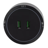 Power Track Socket Surface Mount USB Electric Socket Outlet 180 to 250v for Home Kitchen Sideboard Cabinet