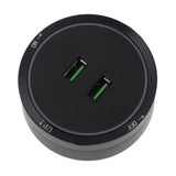 Power Track Socket Surface Mount USB Electric Socket Outlet 180 to 250v for Home Kitchen Sideboard Cabinet