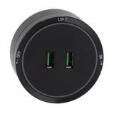 Power Track Socket Surface Mount USB Electric Socket Outlet 180 to 250v for Home Kitchen Sideboard Cabinet