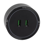 Power Track Socket Surface Mount USB Electric Socket Outlet 180 to 250v for Home Kitchen Sideboard Cabinet
