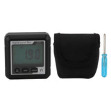 Digital Level Box Magnetic Data Lock Angle Slope Conversion Protractor Angle Finder Gauge for Carpentry Building Masonry Bevel Black White