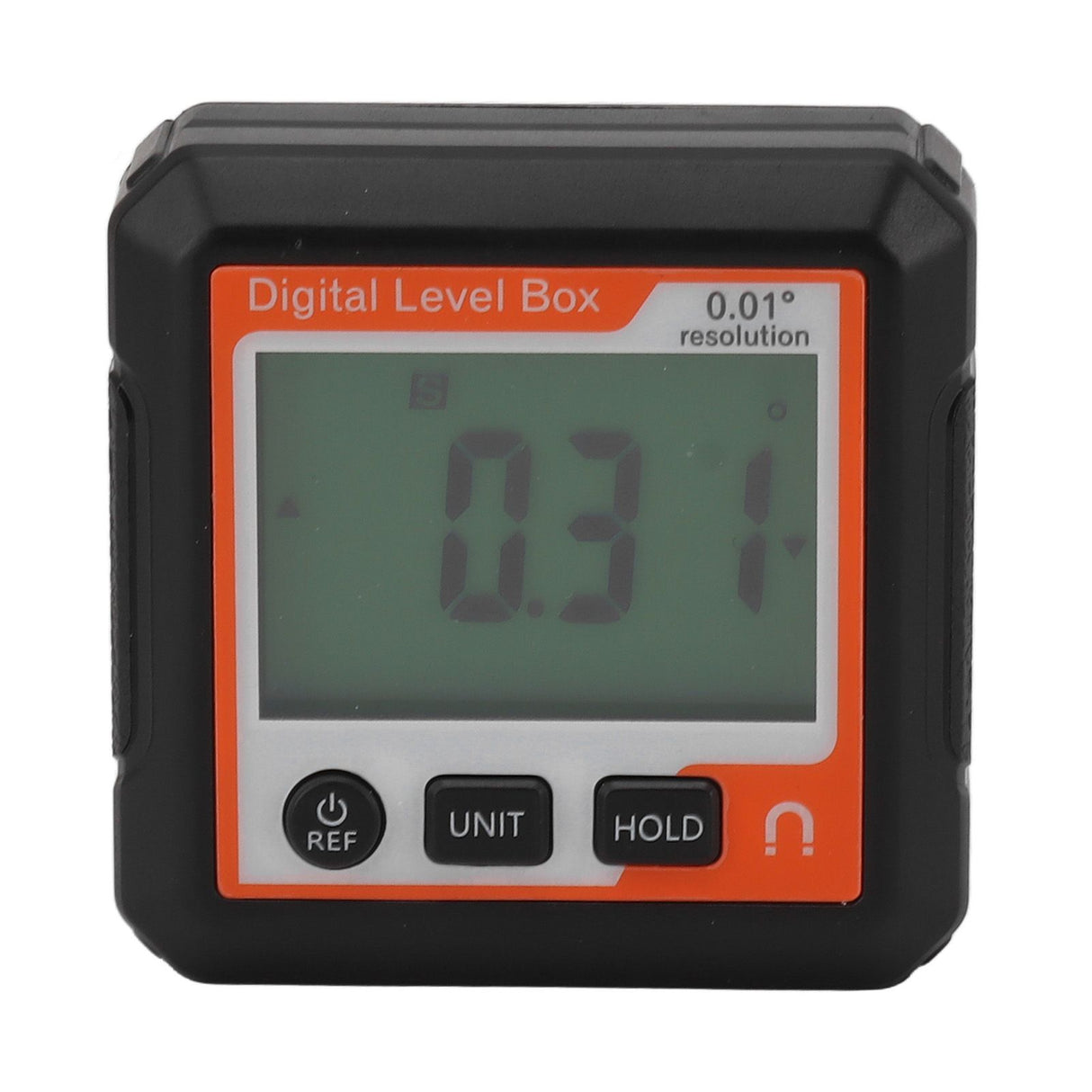 Digital Level Box Magnetic Data Lock Angle Slope Conversion Protractor Angle Finder Gauge for Carpentry Building Masonry Bevel Red White