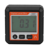 Digital Level Box Magnetic Data Lock Angle Slope Conversion Protractor Angle Finder Gauge for Carpentry Building Masonry Bevel Red White
