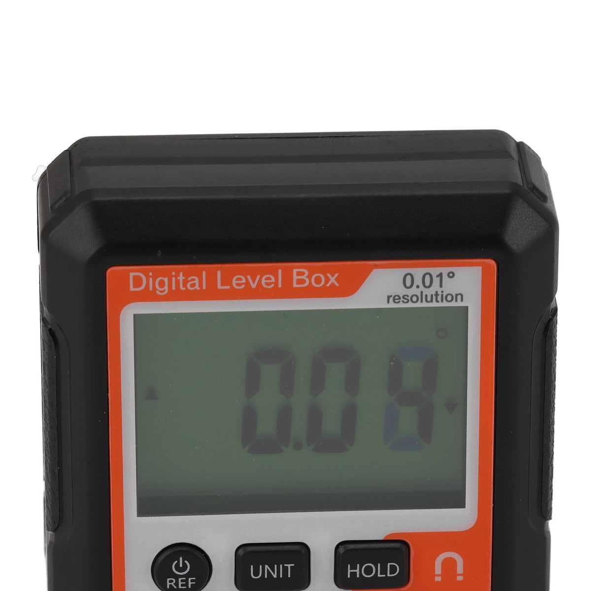 Digital Level Box Magnetic Data Lock Angle Slope Conversion Protractor Angle Finder Gauge for Carpentry Building Masonry Bevel Red White