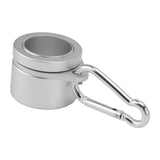 2 Pcs G3/4 Flag Pole Rings Aluminium Alloy 360° Rotating Anti Wrap Spinning Flagpole Mounting Clip Kit Silver
