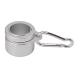 2 Pcs G3/4 Flag Pole Rings Aluminium Alloy 360° Rotating Anti Wrap Spinning Flagpole Mounting Clip Kit Silver
