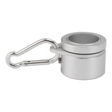 2 Pcs G3/4 Flag Pole Rings Aluminium Alloy 360° Rotating Anti Wrap Spinning Flagpole Mounting Clip Kit Silver