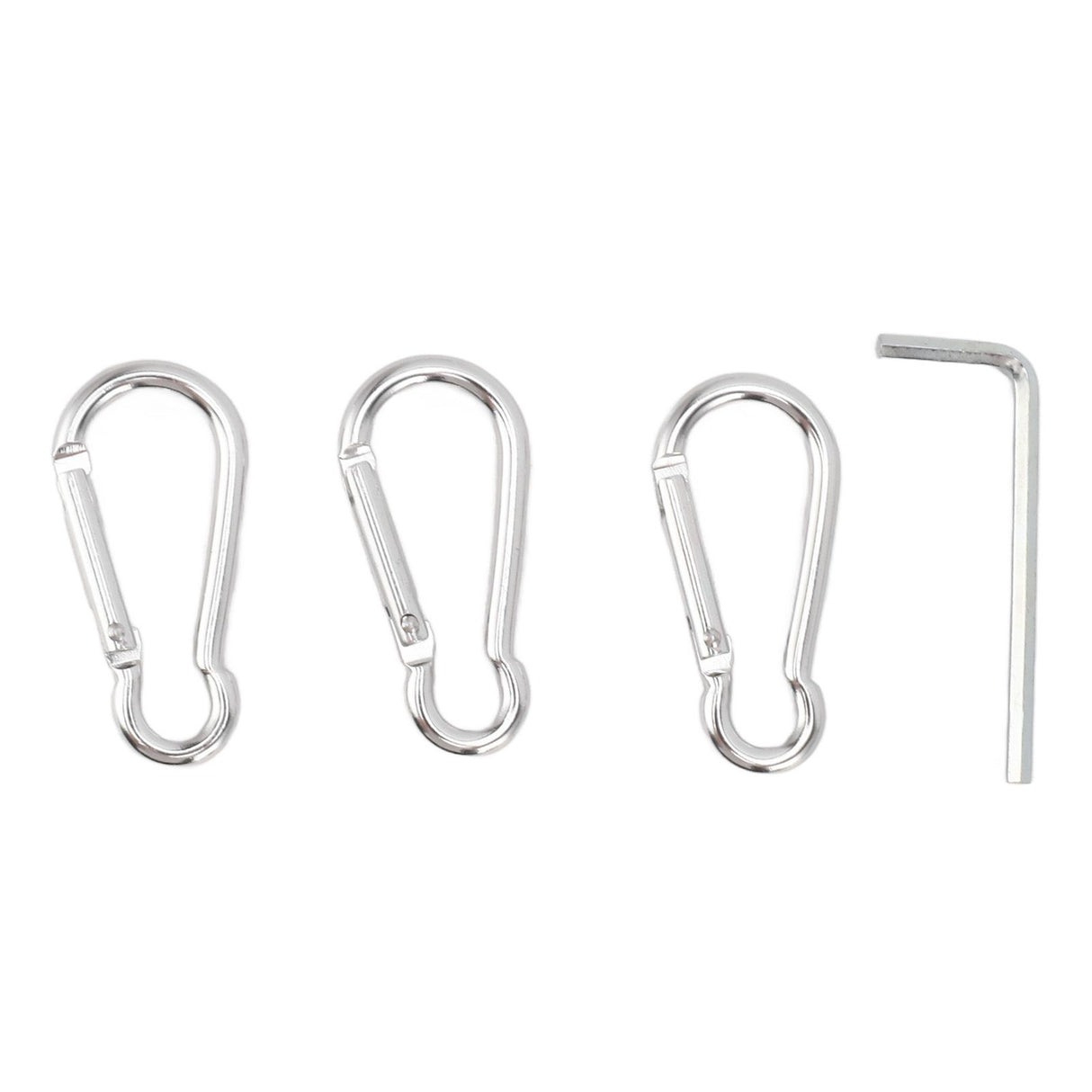 2 Pcs G3/4 Flag Pole Rings Aluminium Alloy 360° Rotating Anti Wrap Spinning Flagpole Mounting Clip Kit Silver
