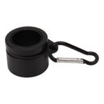 2 Pcs G3/4 Flag Pole Rings Aluminium Alloy 360° Rotating Anti Wrap Spinning Flagpole Mounting Clip Kit Black