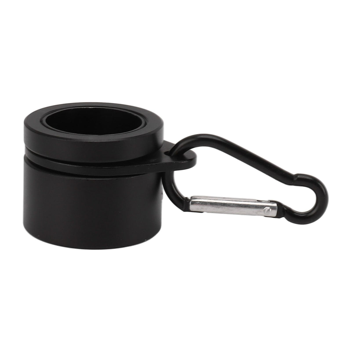 2 Pcs G3/4 Flag Pole Rings Aluminium Alloy 360° Rotating Anti Wrap Spinning Flagpole Mounting Clip Kit Black