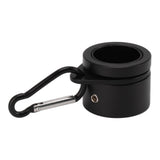 2 Pcs G3/4 Flag Pole Rings Aluminium Alloy 360° Rotating Anti Wrap Spinning Flagpole Mounting Clip Kit Black