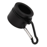 2 Pcs G3/4 Flag Pole Rings Aluminium Alloy 360° Rotating Anti Wrap Spinning Flagpole Mounting Clip Kit Black - Extra Image