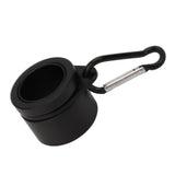 2 Pcs G3/4 Flag Pole Rings Aluminium Alloy 360° Rotating Anti Wrap Spinning Flagpole Mounting Clip Kit Black